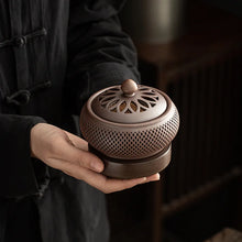 Brûleur d'encens électrique en bois de santal Purple Sand 