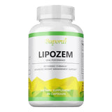 Buporai Lipozem dietary supplement bottle on a white background