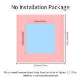 Measurement chart with dimensions of a product on a white background