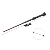 Wand with decorative top and measurement label on a white background