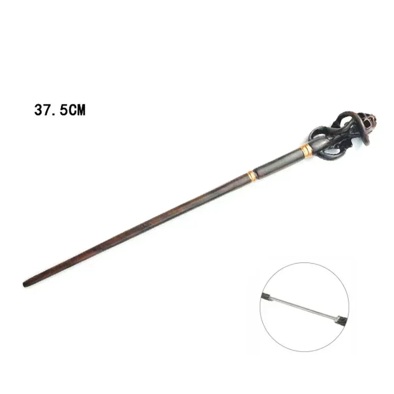 Sword with decorative handle on a white background, showing size measurement.