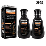Hair growth shampoo with packaging and '2PCS' text on a white background