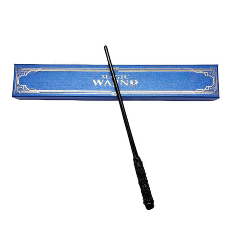 Black magic wand with blue box labeled 'Magic Wand' on a white background