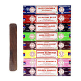 Satya Gift Set - Assorted Pack of 8 with Incense Burner - 15 Grams