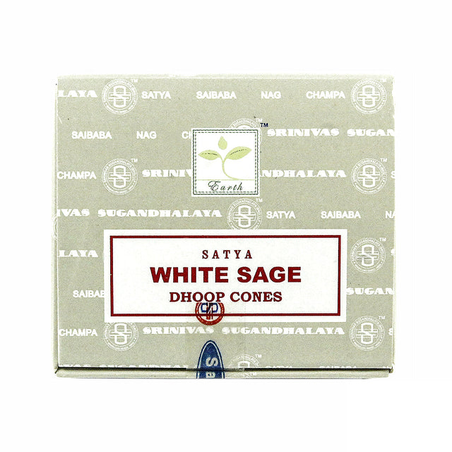 Satya White Sage Dhoop Incense Cones