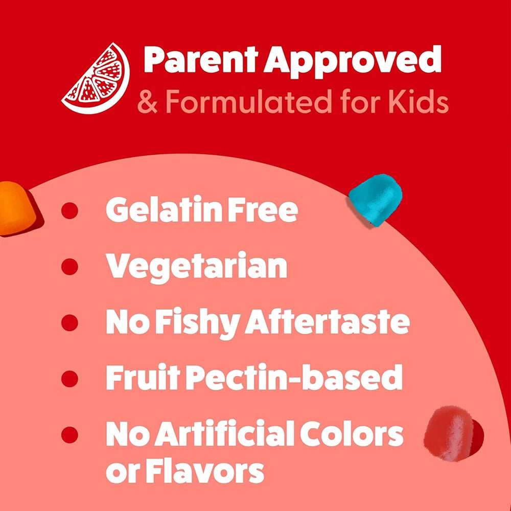 LISM Kids Omega DHA Multivitamin Gummies