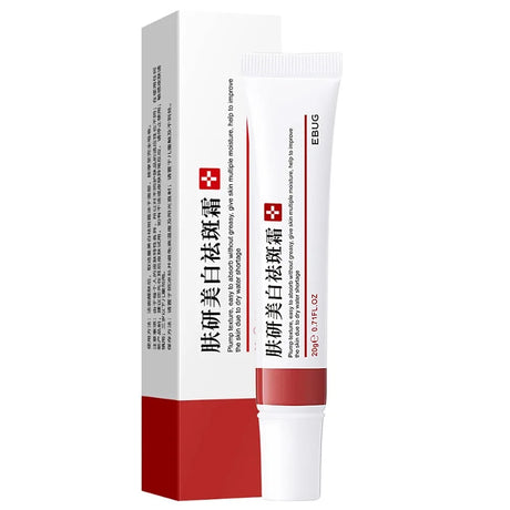 Cosmetic tube and packaging with branding on a white background