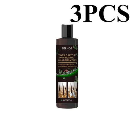 Eelhoe hair shampoo bottle with packaging on a white background