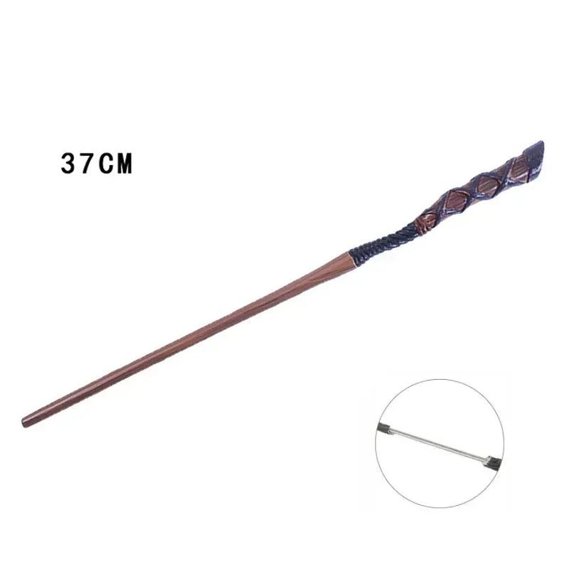 Decorative wand with intricate design on a white background