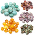 Assorted colorful gemstones