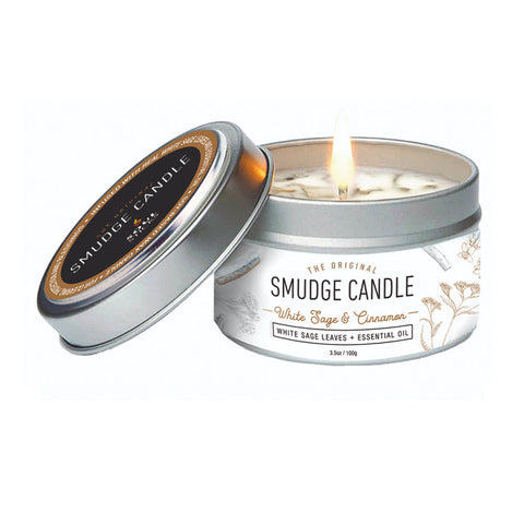 White Sage & Cinnamon Smudge Candle