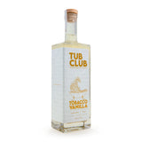 Bottle of Tub Club Tobacco Vanilla on a white background