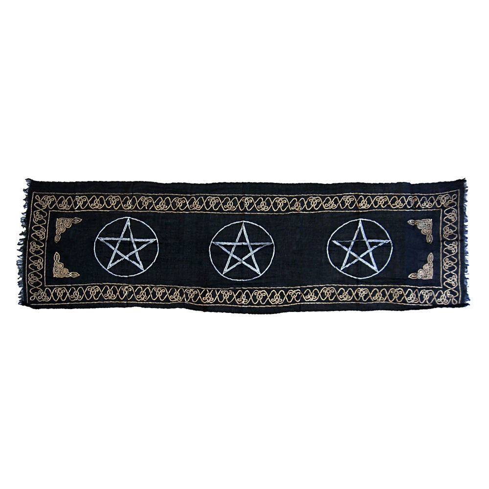 Pentacle Altar Cloth 21" x 72"