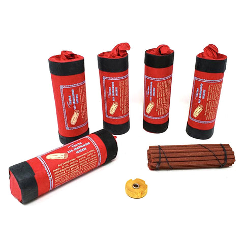 Ancient Tibetan Red-Sandalwood Incense (30 stick) 4.5"
