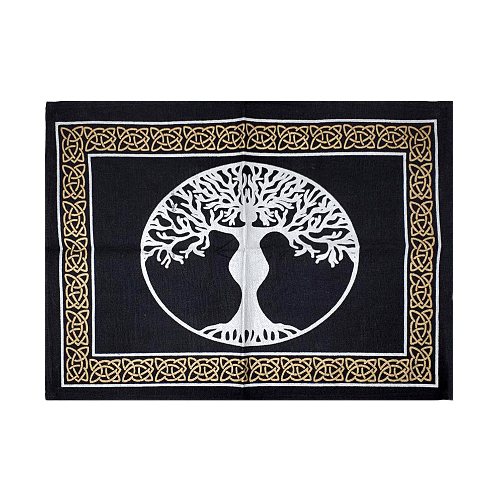 Tree of Life Goddess Altar Cloth 13" x 19"