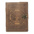 Tree of Life with Celtic Knots Leather Journal with Latch Closure