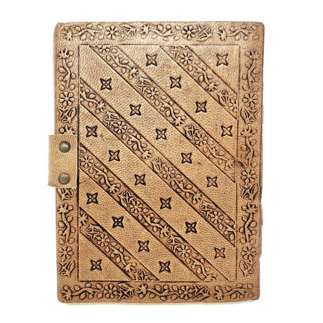 Tree Goddess Leather Journal with Latch Closure