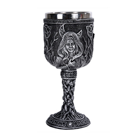 Triple Moon Goddess Chalice