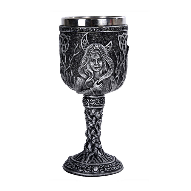 Triple Moon Goddess Chalice