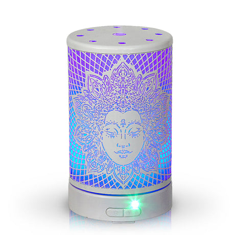 Ultrasonic Diffuser: Goddess, White Metal