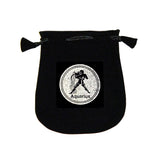 Velvet pouch - Aquarius