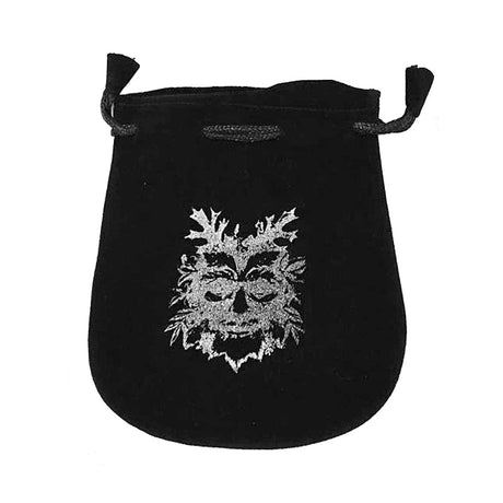 Velvet pouch - Green Man