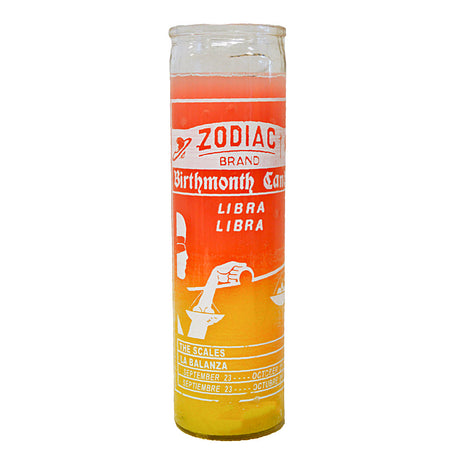 Zodiac Libra 7 Day Candle