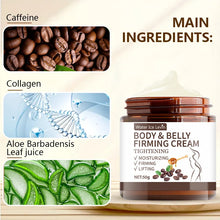 Alcohol-free Abdominal Firming Cream with Honey & Hyaluronic Acid 60g for all skin types and daily abdominal care.