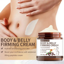 Deep moisturizing Abdominal Firming Cream with Honey & Hyaluronic Acid 60g for skin hydration and a smoother feel.