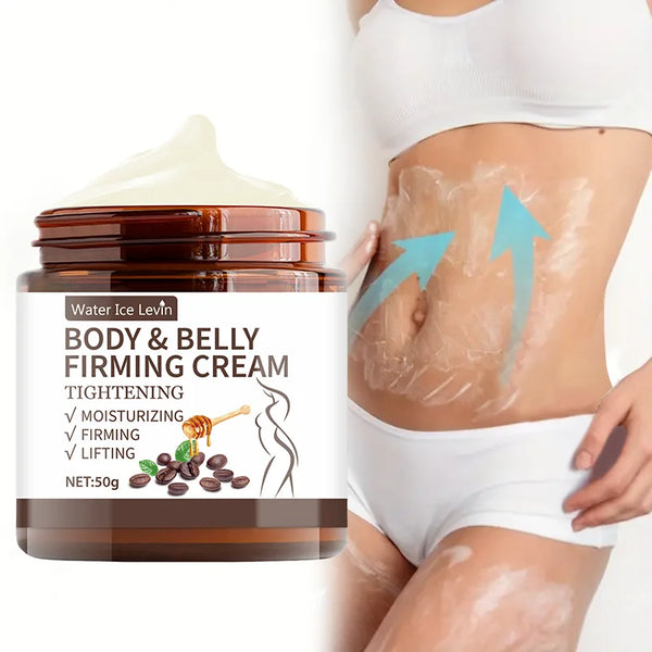 Abdominal Firming Cream with Honey & Hyaluronic Acid 60g for deep hydration and abdominal skin care.