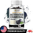 Activated Charcoal Capsules bottle for gut health, digestive support, and everyday wellness use.