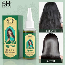 Adivasi Ayurvedic Hair Growth Oil herbal ingredients for hair follicle stimulation and scalp health improvement.