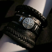 Adjustable leather bead bracelet bundle with handmade wristbands for comfortable everyday wear, layering, and personal style.