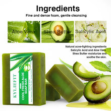 AILKE Aloe Vera Whitening Soap with aloe vera, shea butter and salicylic acid ingredients.
