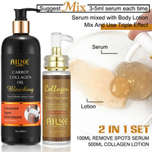 AILKE Bleaching Whitening Anti-Wrinkle Lotion Cream with collagen for reducing wrinkles and firming skin.