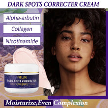 AILKE Double Glutathione Whitening Skin Care Kit dark spot corrector split-face before and after comparison.