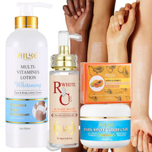 AILKE Multi Vitamin Whitening Body Lotion suitable for all skin types and ages for brightening and even tone.