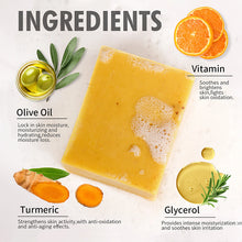 AILKE Natural Turmeric Soap before and after oil control and skin brightening results.