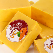 AILKE Natural Turmeric Soap usage instructions for daily face and body oil control care.