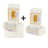 AILKE Vitamin C Brightening and Anti-Aging Skin Care Set five organic milk soap bars with promotional buy offer.