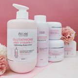 AILKE Whitening Moisturizing Korean Facial and Body Lotion bottle side profile with full label.