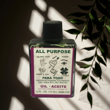 All Purpose Wish Oil bottle for candle dressing, wish rituals, and ceremonial practice.