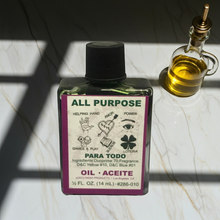 All Purpose Wish Oil bottle for manifestation, goal focusing, and daily spiritual use.