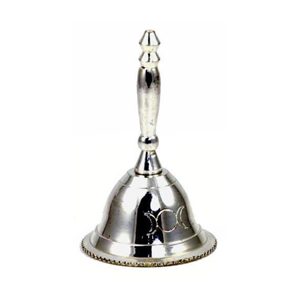 Altar Bell - Triple Moon, 2 3/4 inch ritual bell