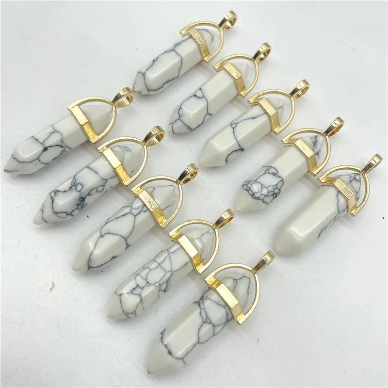 Amethyst Crystal Hexagonal Pendants for meditation, gifting, and crystal jewelry.