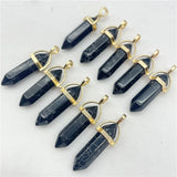 Amethyst Crystal Hexagonal Pendants for meditation, gifting, and crystal jewelry.