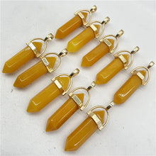 Amethyst Crystal Hexagonal Pendants for meditation, gifting, and crystal jewelry.