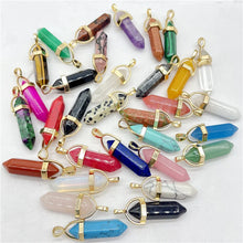 Amethyst Crystal Hexagonal Pendants for meditation, gifting, and crystal jewelry.