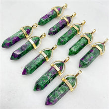 Amethyst Crystal Hexagonal Pendants for meditation, gifting, and crystal jewelry.