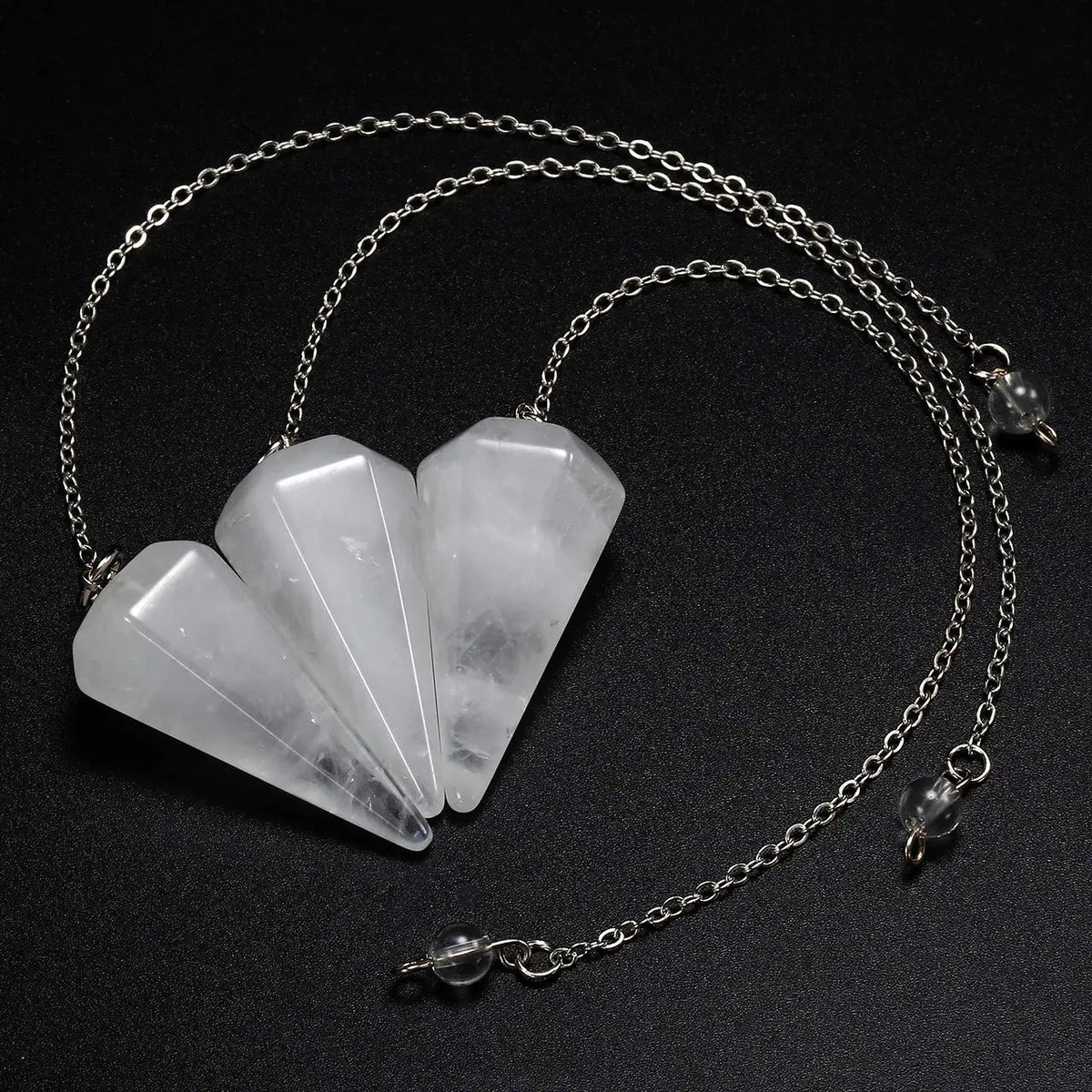 Amethyst Crystal Pendulum for dowsing, divination, and energy work.